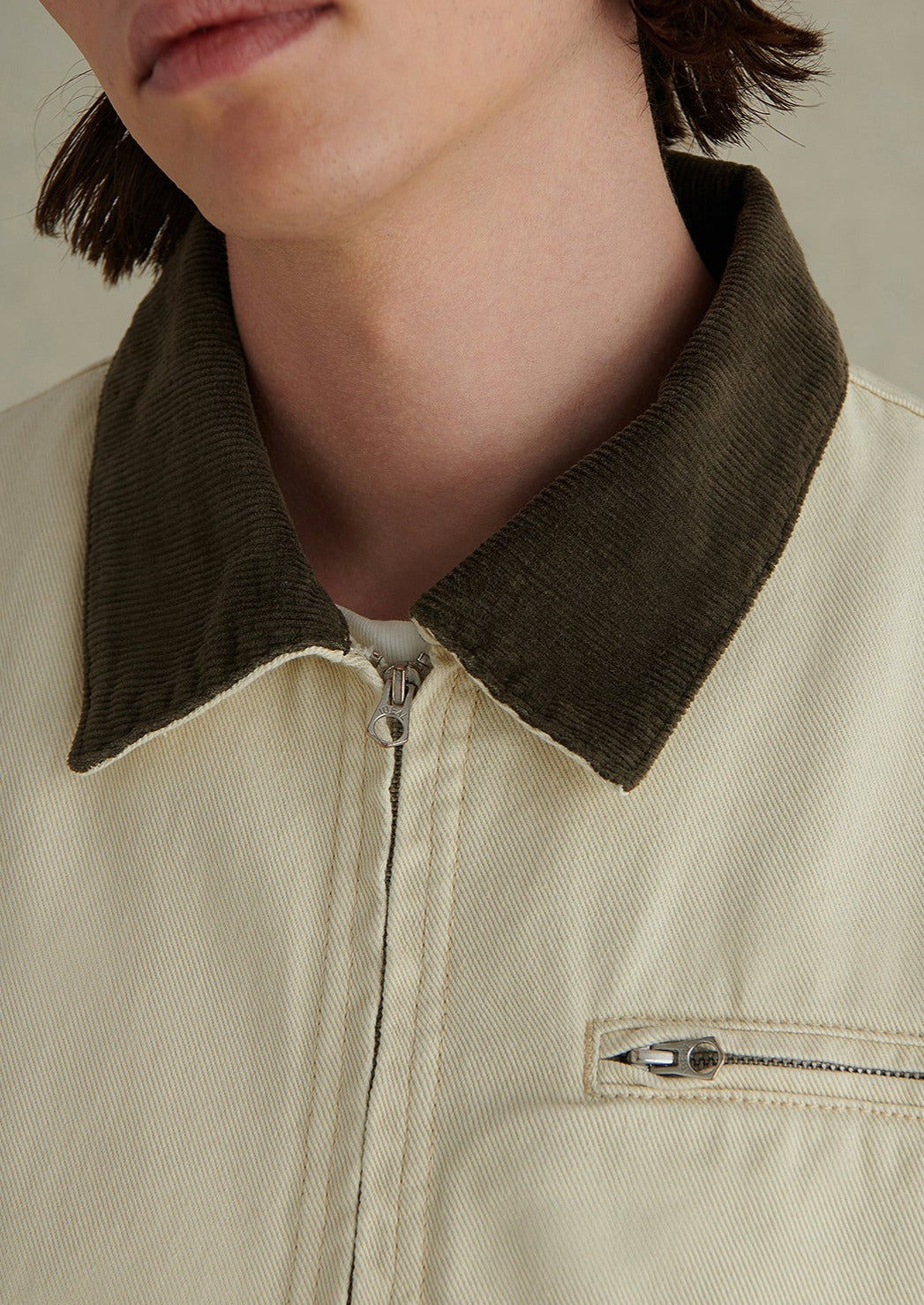 EviStub / FS-187 Twill American Vintage Lapel Workwear Jacket
