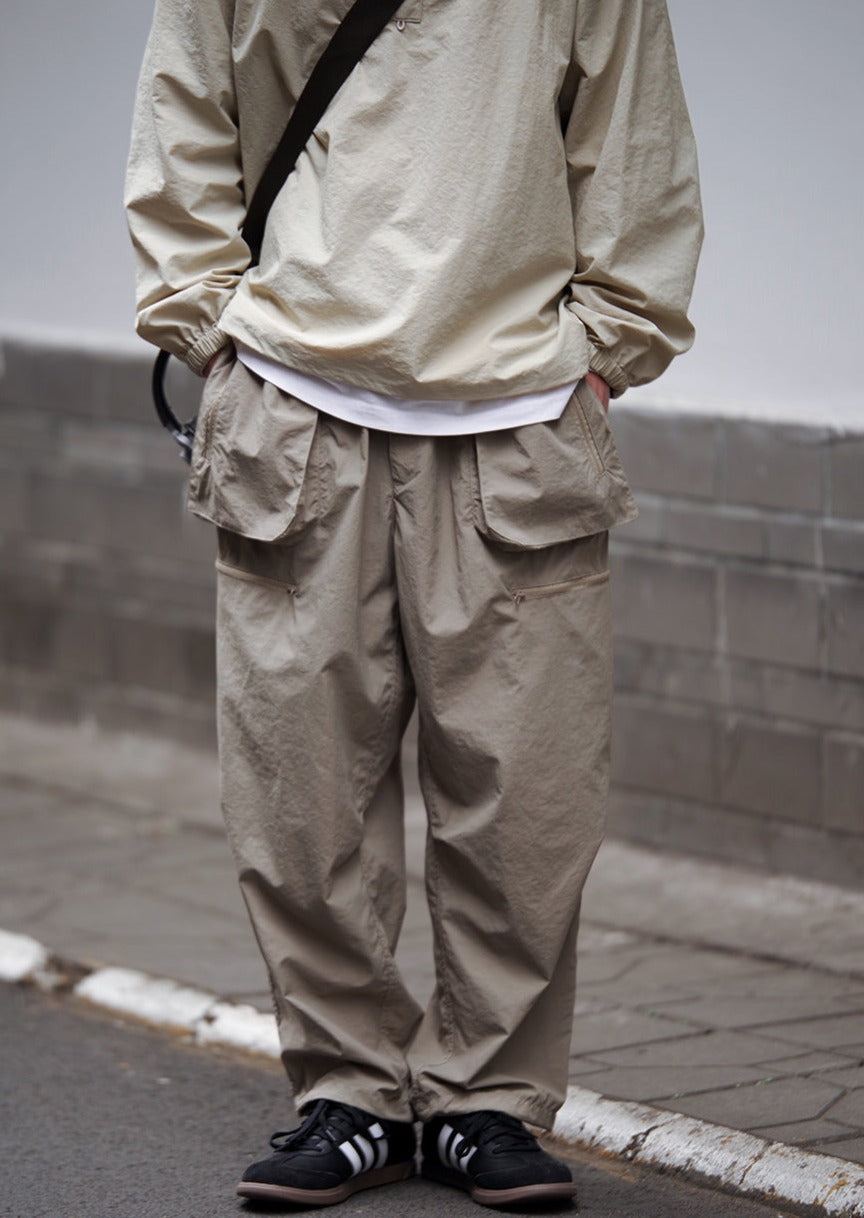NOCLUE / FS-065 casual multi-pocket design function pants