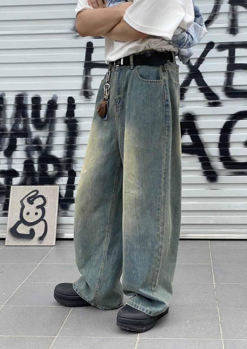 longroad / FS-175 nostalgia loose straight jeans