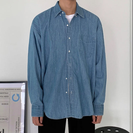 MRCYC / FS-305 Denim shirt loose trendy retro workwear