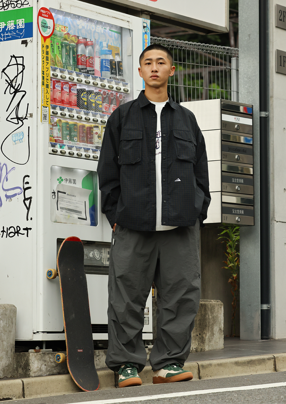 PINSKTBS / FS-195 solid color loose casual work pants