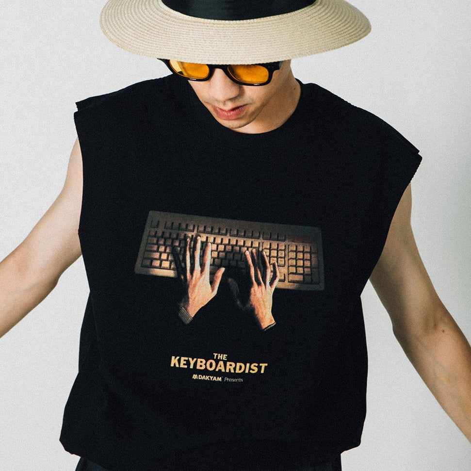 DAKYAM / FS-164 Keyboardist Canvas Vest T-Shirt