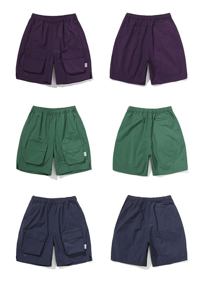 PINSKTBS / FS-081 multi-pocket work sports five-point pants