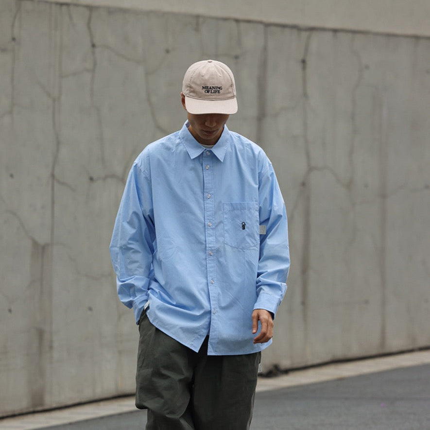 PINSKTBS / FS-205 solid color high-end casual shirt