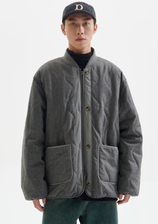 BUTTBILL / FS-258 retro woolen graphene jacket