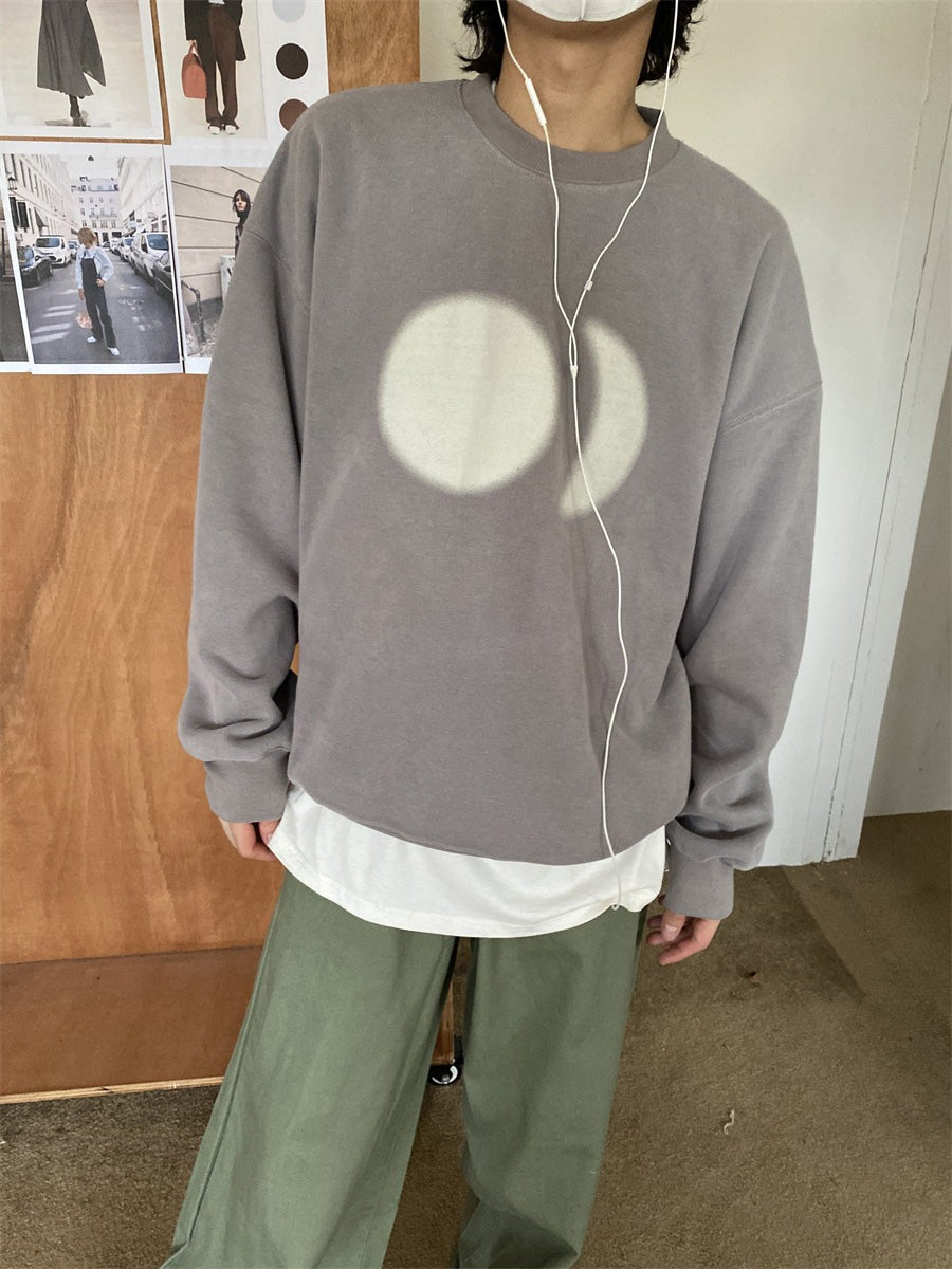 longroad / FS-172 original design blur print sweater