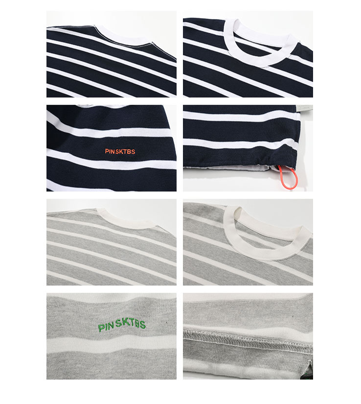 PINSKTBS / FS-031 Casual Stripe Long Sleeve