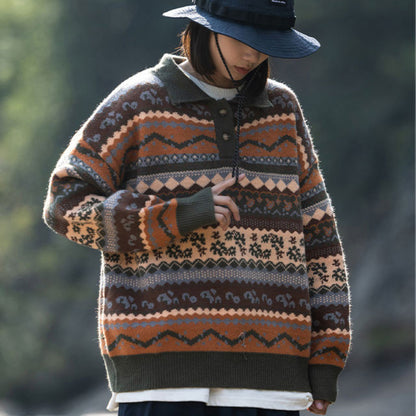 Mountain Valley / FS-006 polo neck sweater
