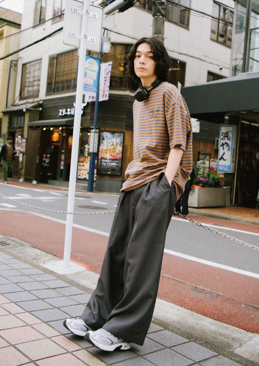 YOSHIYOYI / FS-047 Dark gray casual pants