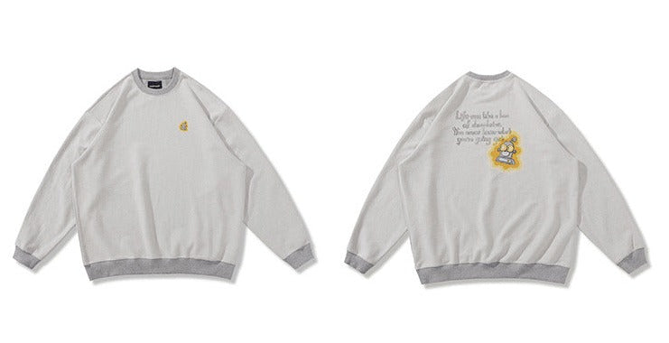 CONTRAFIEND FS-038 Versatile couple printed sweater