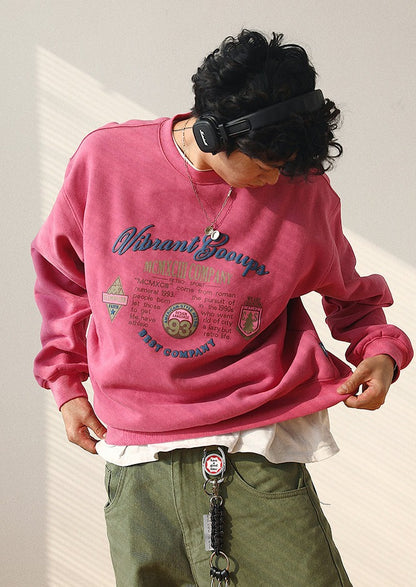 mcmxciii / FS-057 round neck pullover sweatshirt