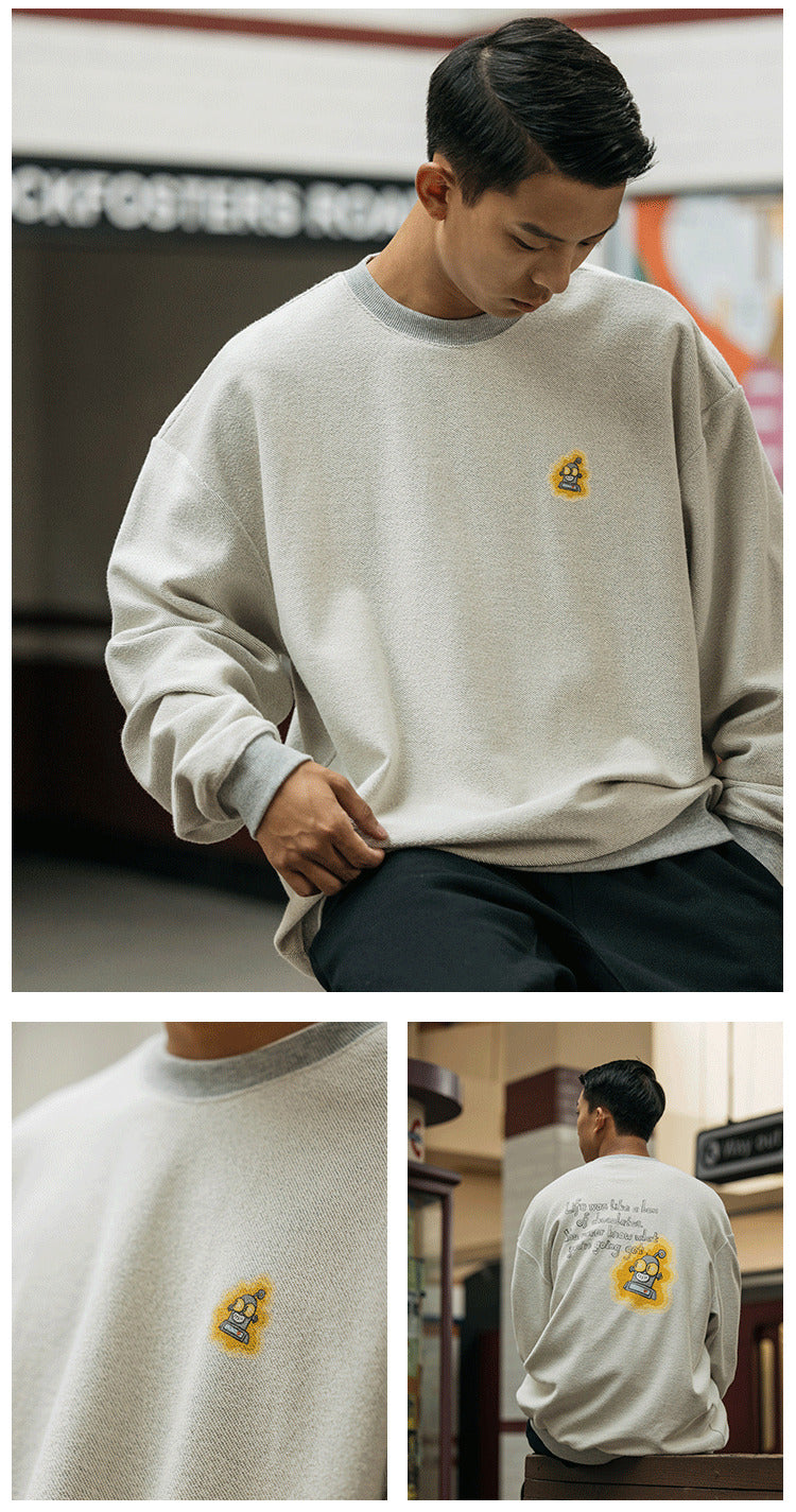 CONTRAFIEND FS-038 बहुमुखी युगल मुद्रित स्वेटर
